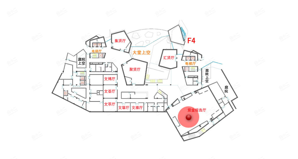 f4-紫金厅平面图