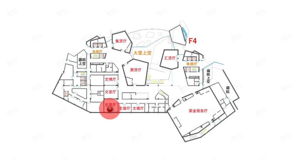 f4-文萃厅平面图